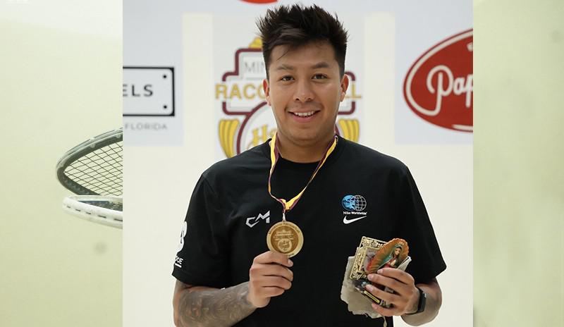 Conrado Moscoso campeón en Minnesota, Ráquetbol Internacional, El Boliviano sigue cosechando títulos