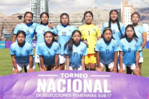 Nacional de Femenino Sub-17, Selección de Oruro, Resultados Primera Fecha