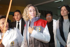 María Elena Urquidi, esposa del presidente Rodrigo Paz