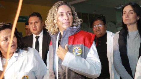 María Elena Urquidi, esposa del presidente Rodrigo Paz
