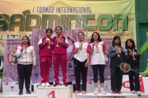 Torneo Nacional de Bádminton Bolivia, Club Terán, Verónica Condori, Adriana Salvatierra