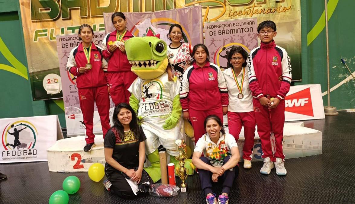 Torneo Nacional de Bádminton Bolivia, Club Terán, Verónica Condori, Adriana Salvatierra
