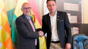 Edmand Lara y José Luis Lupo se reunieron para coordinar la implementación del Decreto Supremo 5552