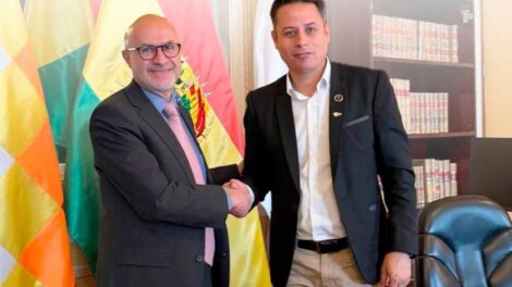 Edmand Lara y José Luis Lupo se reunieron para coordinar la implementación del Decreto Supremo 5552