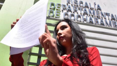 Brenda Lafuente presenta nueva denuncia contra el Luis Arce Catacora