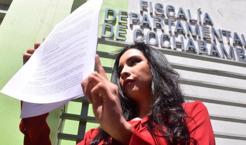 Brenda Lafuente presenta nueva denuncia contra el Luis Arce Catacora