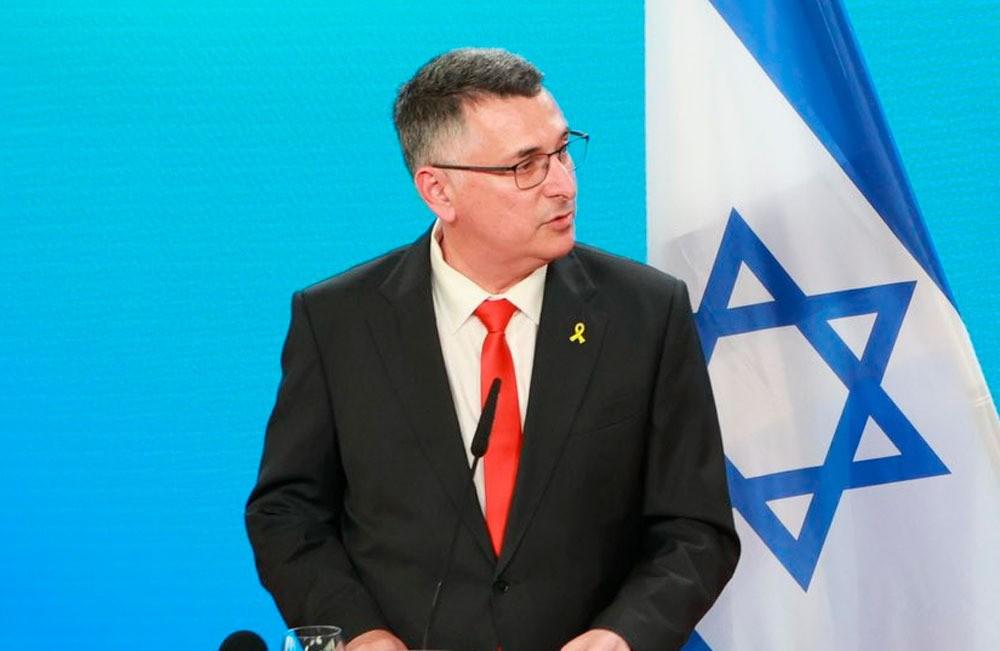 El canciller de Israel, Gideon Sa‘ar