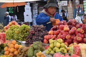 El comercio de frutas en los mercados