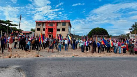 las organizaciones sociales del Trópico de Cochabamba se han movilizado este jueves