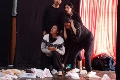 personas asustadas