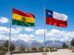 Flamean las banderas de Bolivia y Chile