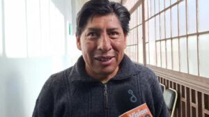 Rubén Pomacahua, representante del Instituto Boliviano de la Ceguera (IBC)