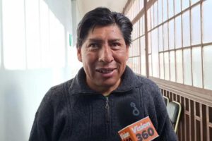 Rubén Pomacahua, representante del Instituto Boliviano de la Ceguera (IBC)