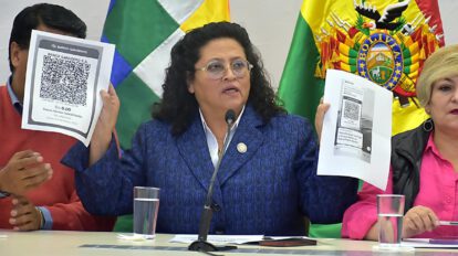 La ministra de Salud, Marcela Flores