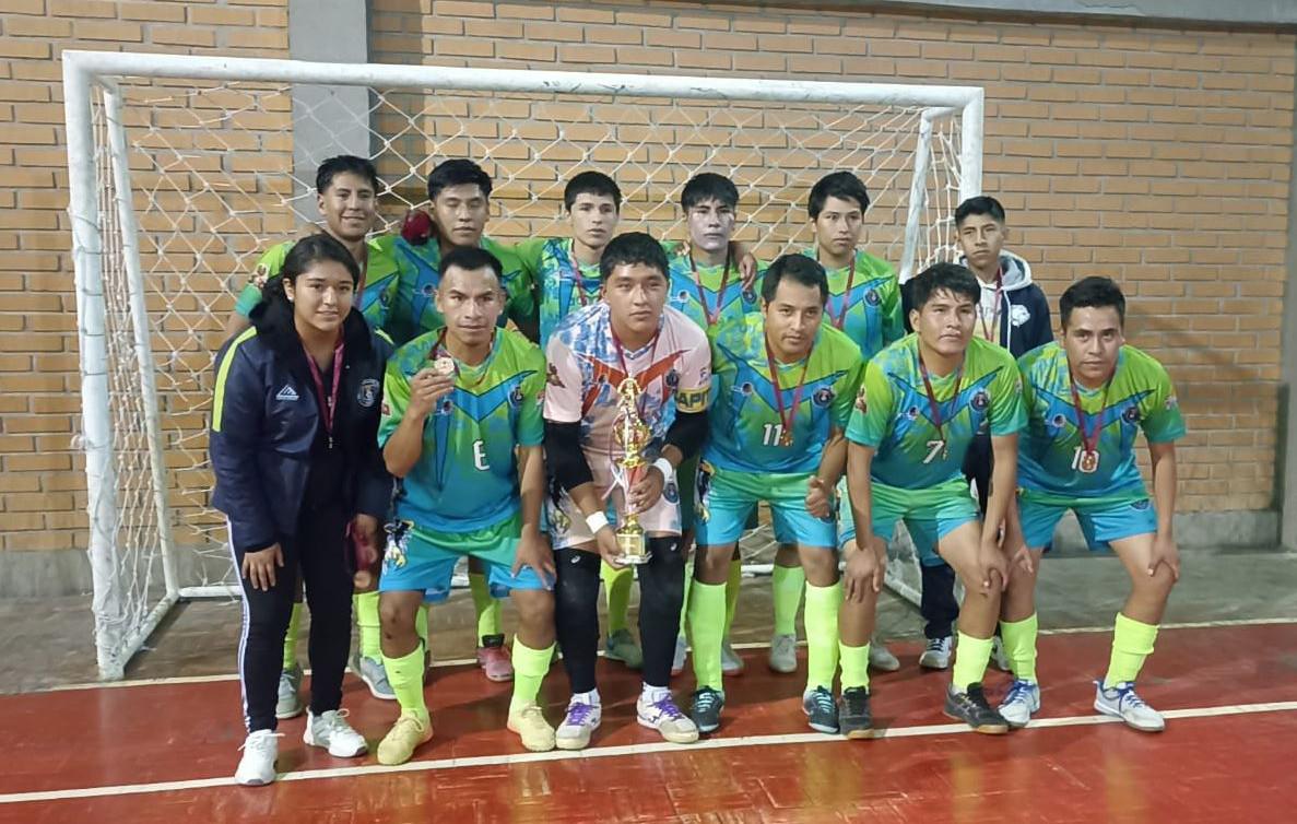Deportivo Alpa  Campeón, Derecho Subcampeón, Futsal Oruro, Segunda de Ascenso