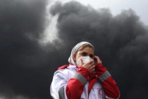 Teherán amaneció envuelta en una nube tóxica