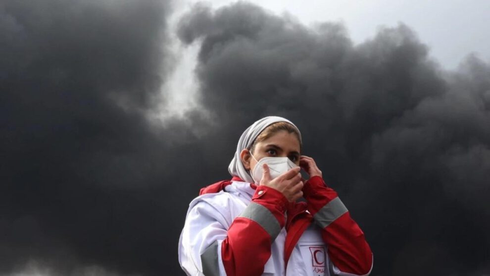 Teherán amaneció envuelta en una nube tóxica