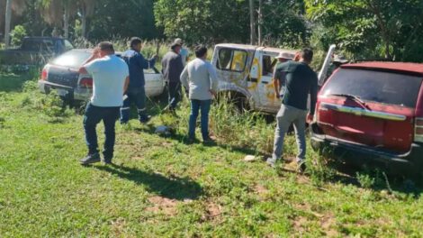 Personal del Dicarbi hallaron a dos personas dentro de un galpón