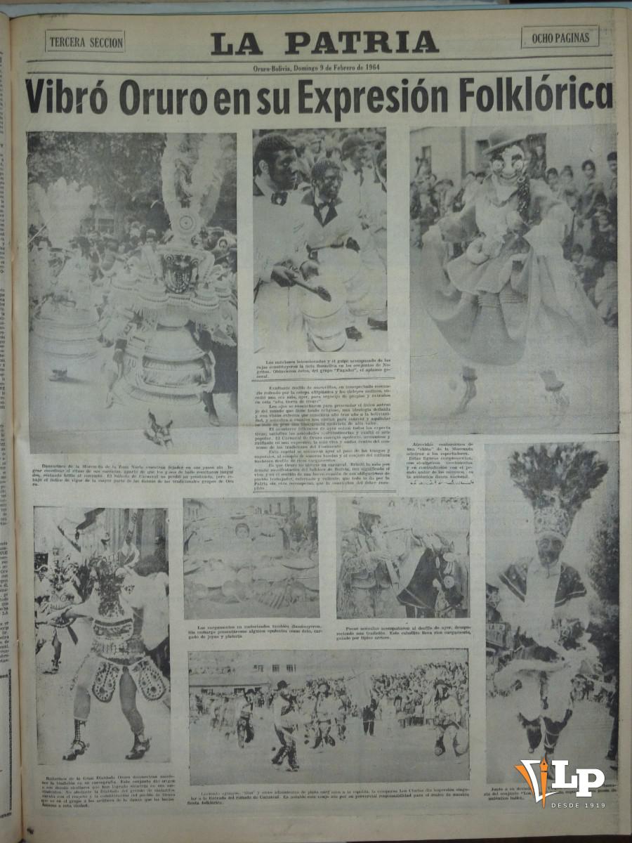 Publicación de La Patria sobre el carnaval