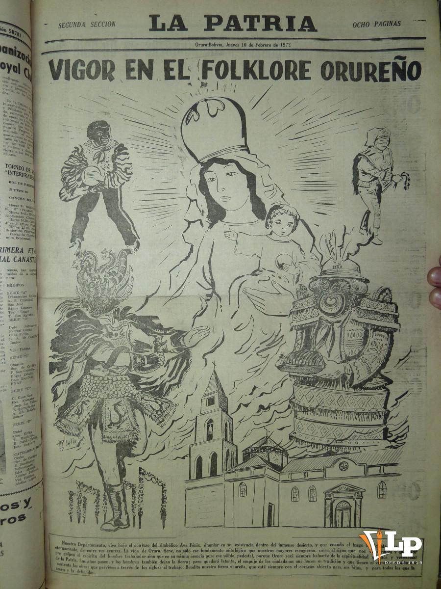 Publicación de La Patria sobre el carnaval