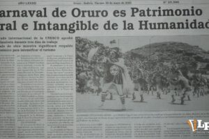 Publicación de La Patria sobre el carnaval