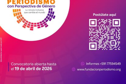 Afiche del premio de periodismo
