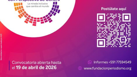 Afiche del premio de periodismo