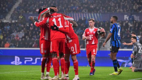 Champions League, Octavos de Final, Bayern vs. Atalanta, Partido de Ida