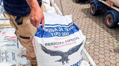 La harina fue decomisada por la Aduana Nacional