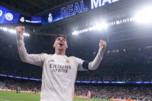 Liga de Campeones, Real Madrid vs. Manchester City, Triplete de Fede Valverde