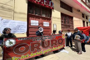 Protesta de maestros