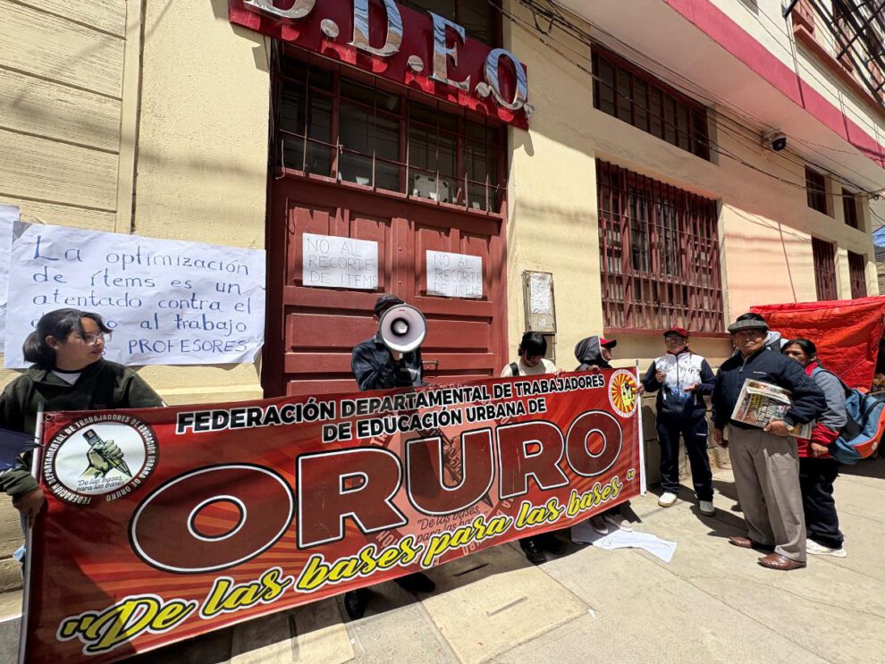 Protesta de maestros