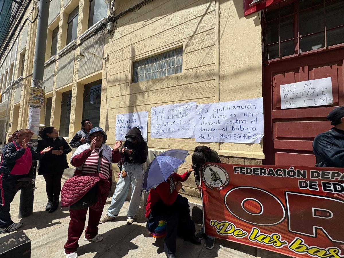 Protesta de maestros