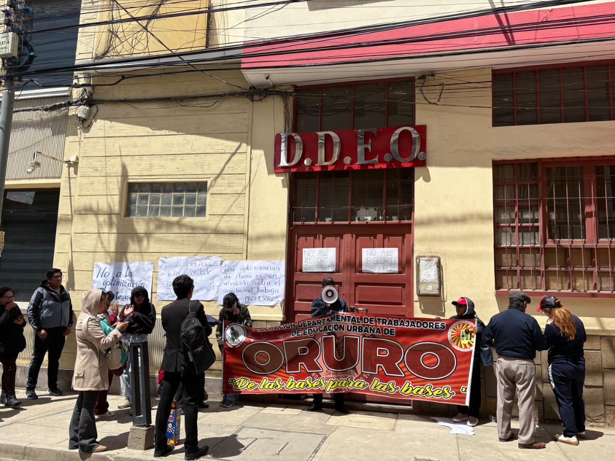 Protesta de maestros