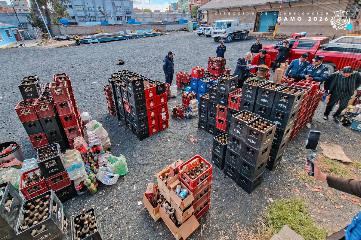 Gran cantidad de bebida