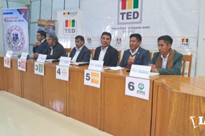 Candidatos a gobernador de Orurro