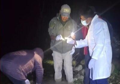policías rescatan cuerpo de joven desaparecido