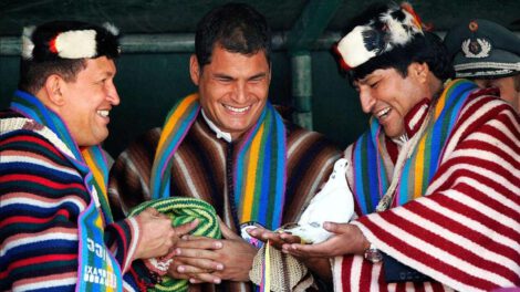 expresidentes de Venezuela, Ecuador y Bolivia