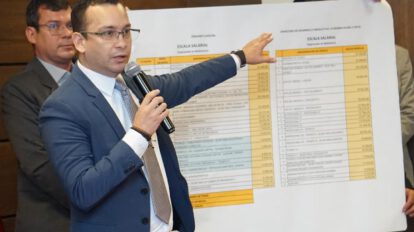 Romer Saucedo, titular del TSJ, este jueves pidió una nivelación salarial para el Órgano Judicial.