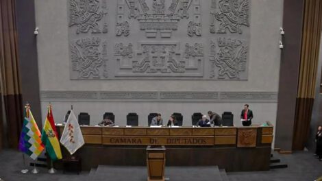 Sesión en la Cámara de Diputados