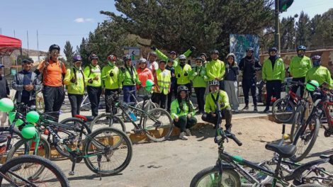 Club Biciaventureros, Jornada Ciclística en Oruro, Promover el uso de la bicicleta