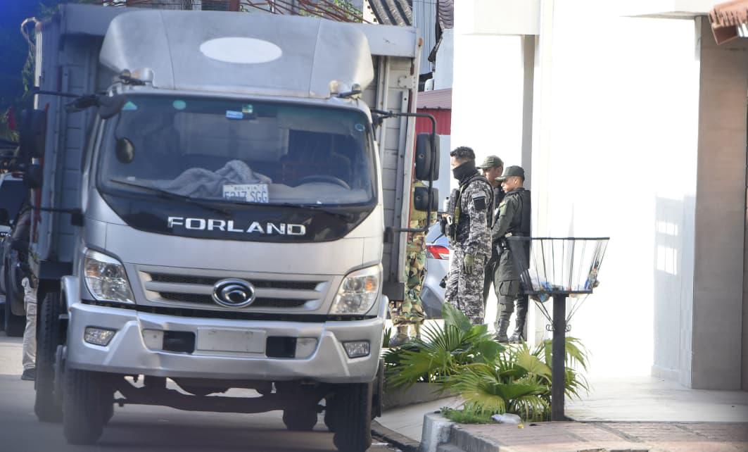 Operativo policial en Santa Cruz