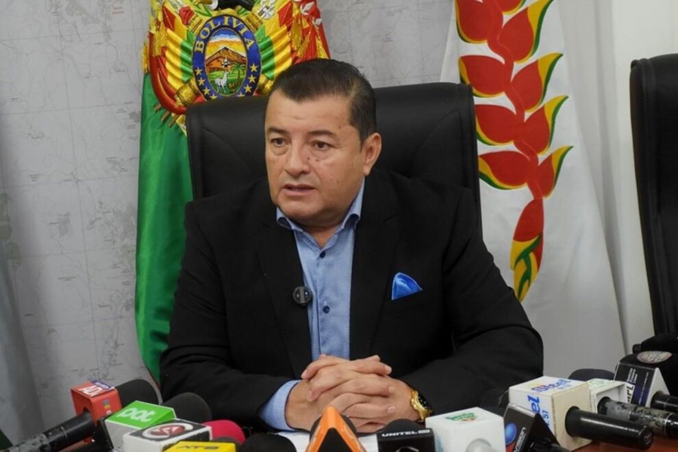 El alcalde de Santa Cruz de la Sierra, Jhonny Fernández