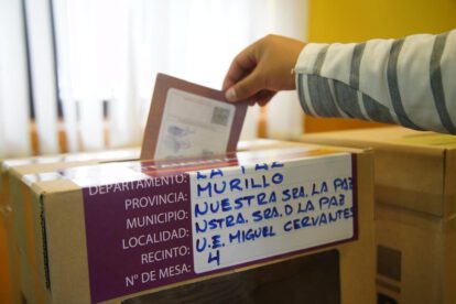 Un ánfora de unas elecciones en La Paz