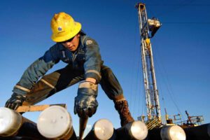 trabajadora petrolera