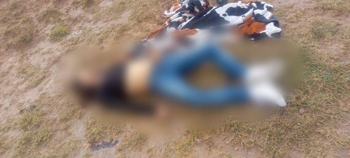 se muestra el cuerpo de la persona fallecida