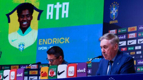 Selección de Brasil, Carlo Ancelotti Seleccionador de Brasil, Nómina de convocados para partidos amistosos