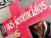 Una manifestación contra el feminicidio