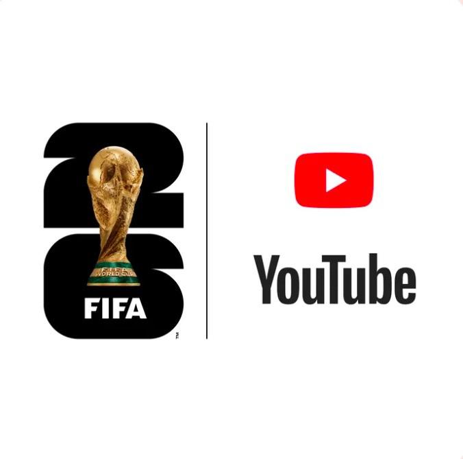 Logo del Mundial 2026 y Youtube