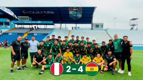Bolivia vs. Perú Amistoso, Selección Boliviana Sub-17, Campeonato Sudamericano en Paraguay